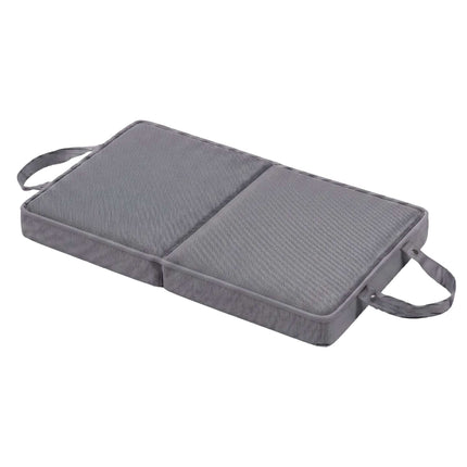 Folding Knee Pad with Handles – Grey, Foam, Portable