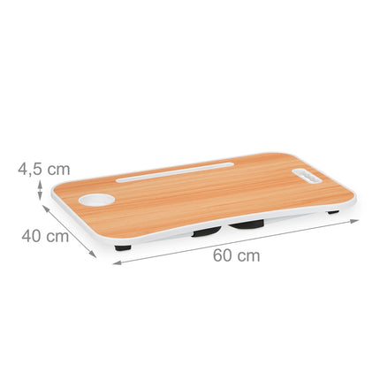 Folding Laptop Table with Non-Slip Feet, Portable Design