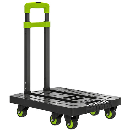 Folding Metal Hand Truck, Adjustable Handle, 49x35x102 cm