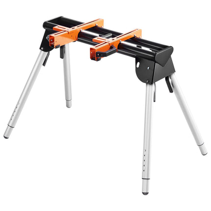 Folding Miter Saw Stand, 330 lb Capacity, Steel, 29.1–32.9 in Height