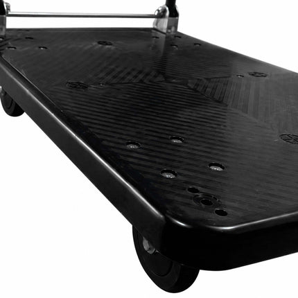Folding Platform Trolley, 300kg Capacity – Black