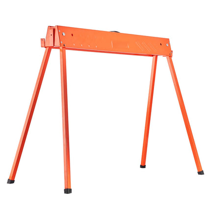 Folding Sawhorses 2-Pack, 660 lb, Steel, Non-Slip Feet