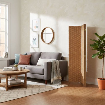 Folding Screen Room Divider, 8-Panel, Space-Saving Design