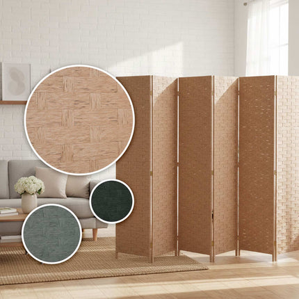 Folding Screen Room Divider, 8-Panel, Space-Saving Design