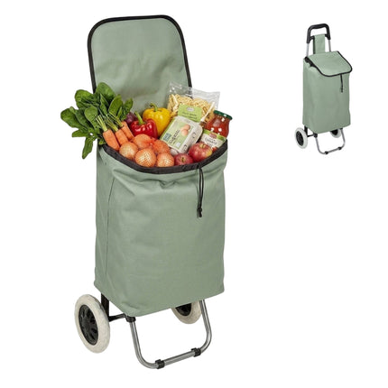 Folding Shopping Trolley, 28L Bag, Holds 15 kg