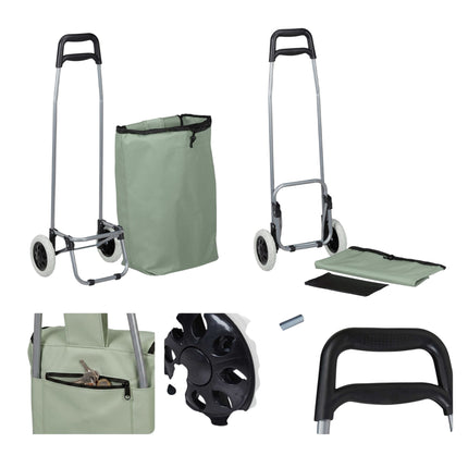 Folding Shopping Trolley, 28L Bag, Holds 15 kg
