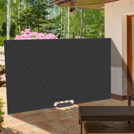 Collapsible garden awning 237x160cm, UV & Wind protection