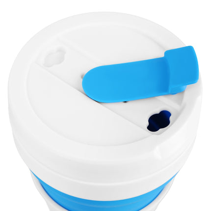 Folding Silicone Cup, 475ml, Blue