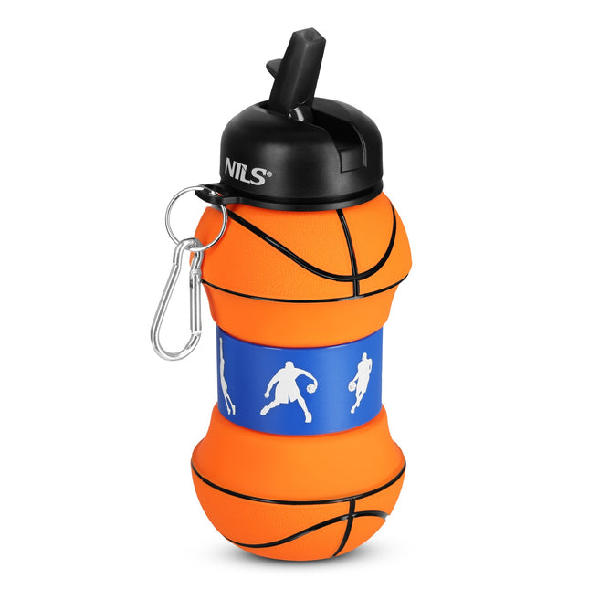 Folding Silicone Cup 550ml – Basketball Design