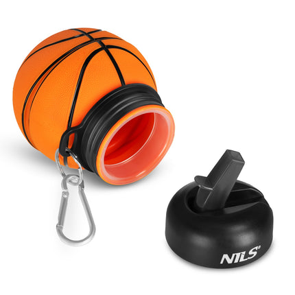 Folding Silicone Cup 550ml – Basketball Design