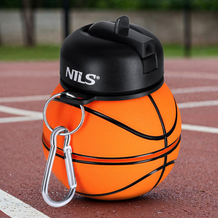 Folding Silicone Cup 550ml – Basketball Design