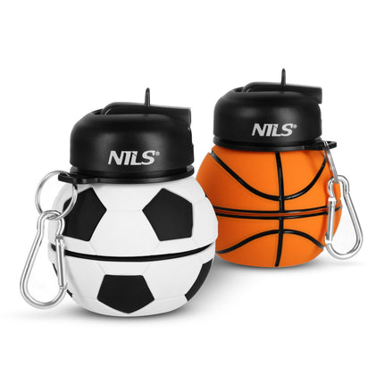 Folding Silicone Cup 550ml – Basketball Design