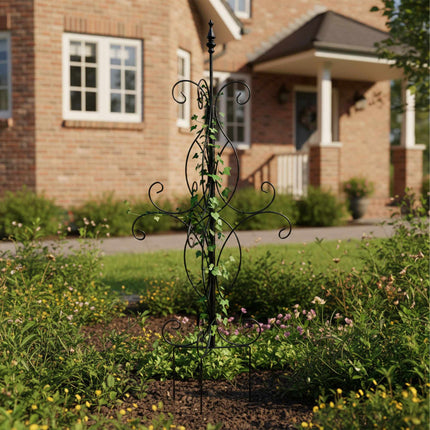 Folding Steel Garden Trellis for Climbing Plants