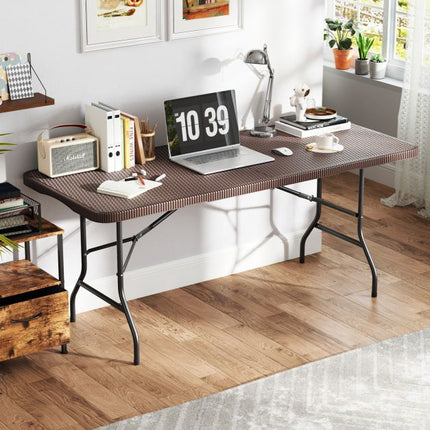 Folding Table 180 x 74 cm, HDPE Top, Safety Lock