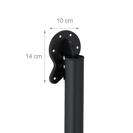 Folding Table Legs, Set of 4 – Round Metal, DIY Furniture