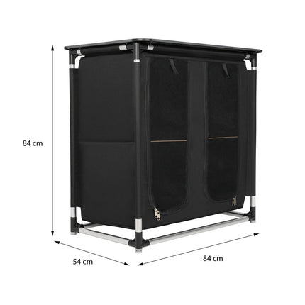 Folding Travel Locker with Top, Compact and Portable