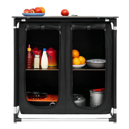 Folding Travel Locker with Top, Compact and Portable