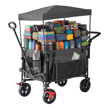 Folding Trolley with Roof, 200L Capacity, 150kg Load