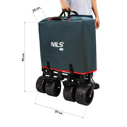 Folding Wagon, Anthracite, 160L Capacity