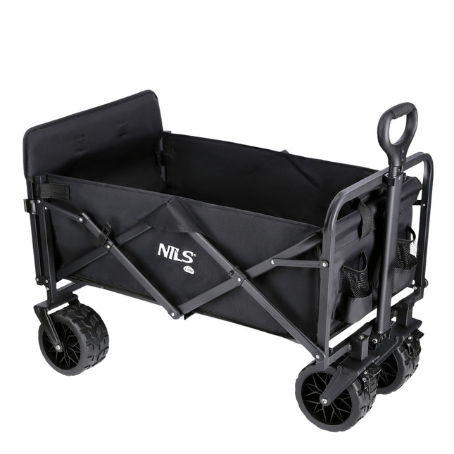 Folding Wagon, Black, 160L Capacity