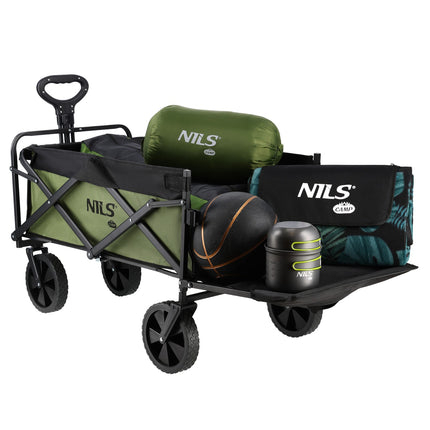 Folding Wagon, Green, 150L Capacity