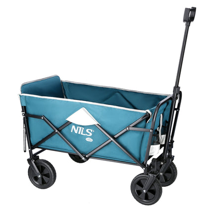 Folding Wagon, Green-Gray, 125L Capacity