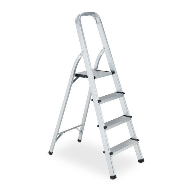 Folding aluminum stepladder