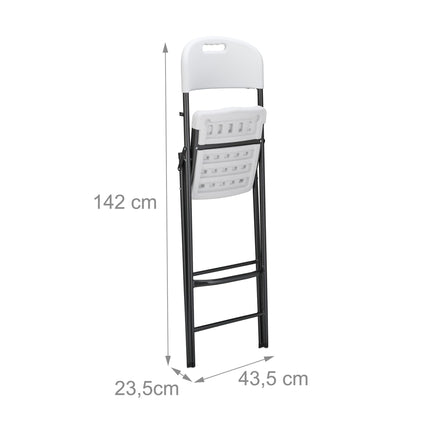 Folding bar stool set of 2