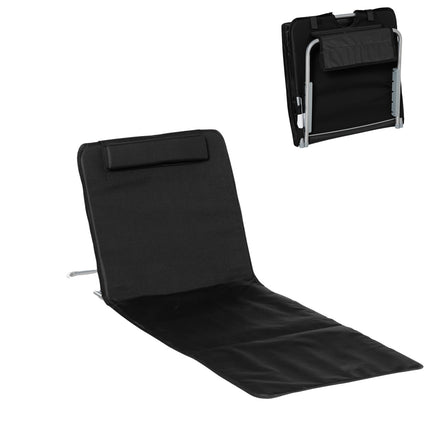 Folding beach mats, set of 2 - height-adjustable deckchairs