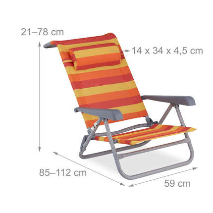 Folding brass chair