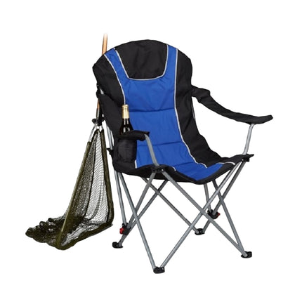 Folding camping chair with padding