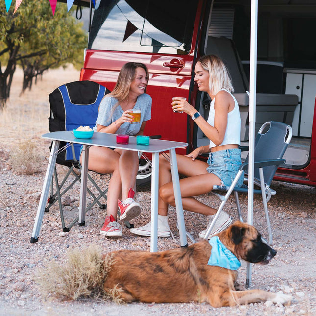 Folding camping chair with padding