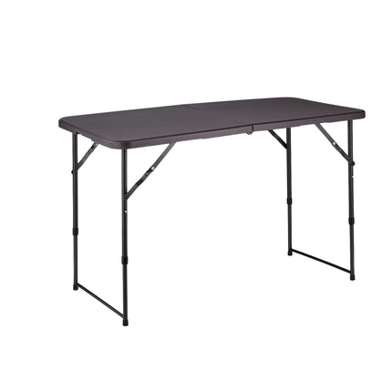 Folding camping table