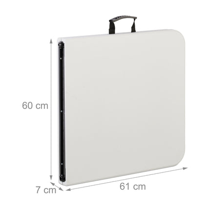 Folding camping table