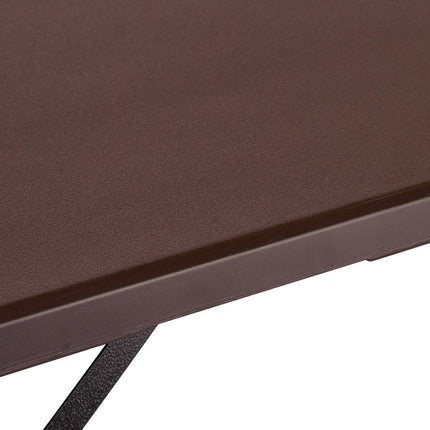 Folding camping table