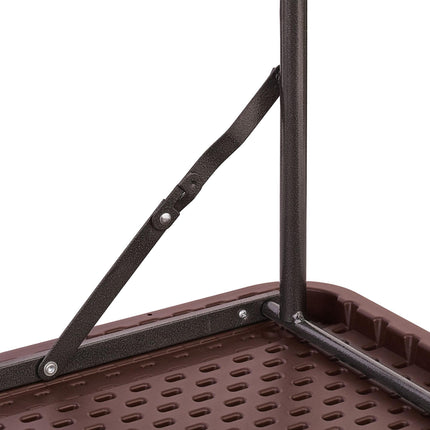 Folding camping table
