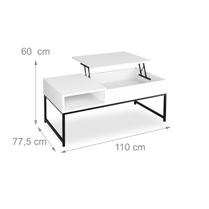 Folding coffee table