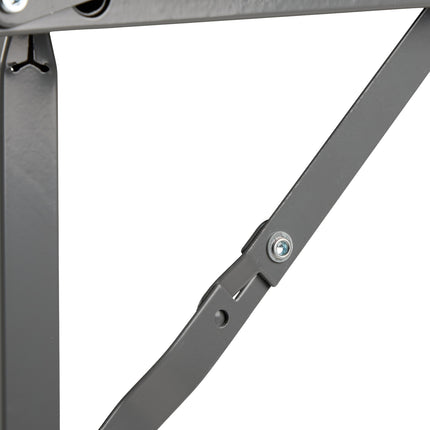 Folding extendable garden table