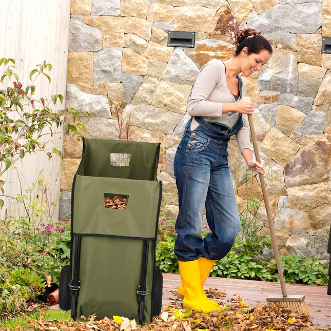 Folding garden cart 160 L