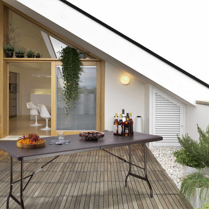 Folding garden table BASTIAN large