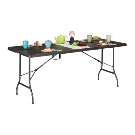 Folding garden table