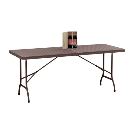 Folding garden table
