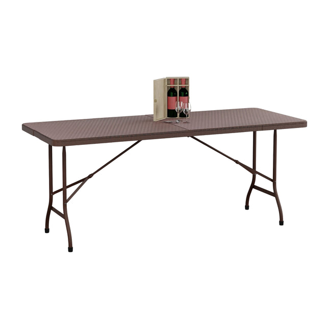 Folding garden table