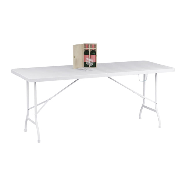 Folding garden table