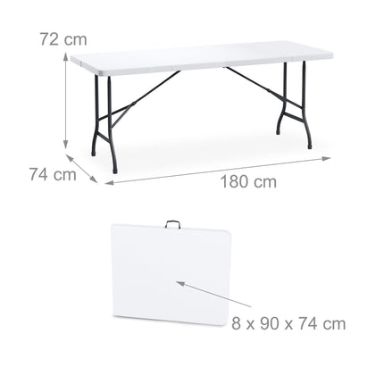 Folding garden table