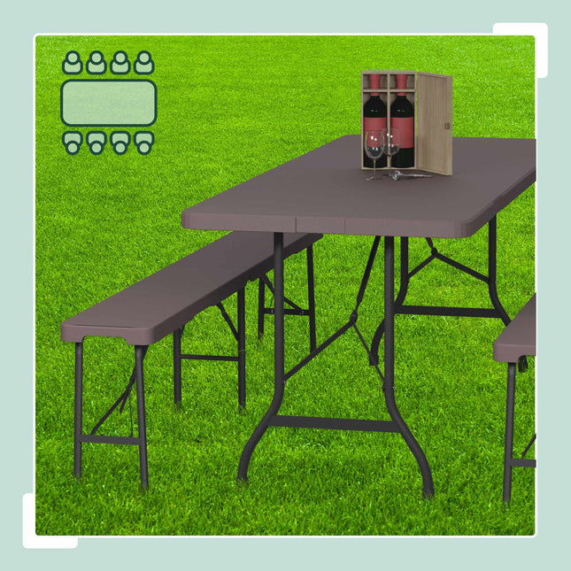 Folding garden table