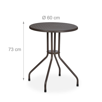 Folding garden table