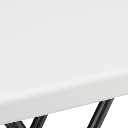 Folding garden table, height adjustable