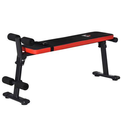 Folding multifunctional weight bench, 110 kg capacity, steel