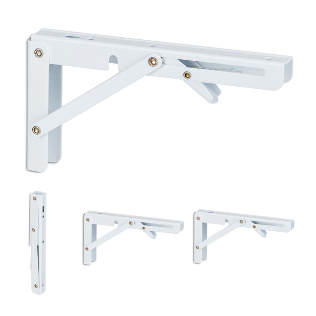 Folding shelf supports set of 4